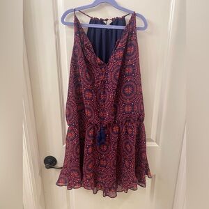 Belle Sky V-Neck Romper Size Small